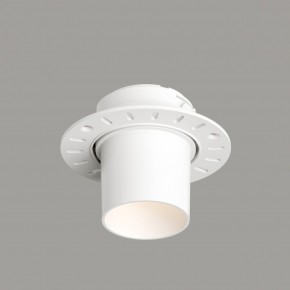 DK3057-WH Встраиваемый светильник под шпатлевку, IP20, до 15 Вт, LED, GU5,3, белый, пластик в Нытве - nytva.ok-mebel.com | фото