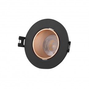 DK3061-BBR Встраиваемый светильник, IP 20, 10 Вт, GU5.3, LED, черный/бронзовый, пластик в Нытве - nytva.ok-mebel.com | фото