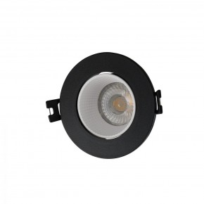 DK3061-BK+WH Встраиваемый светильник, IP 20, 10 Вт, GU5.3, LED, черный/белый, пластик в Нытве - nytva.ok-mebel.com | фото