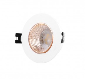 DK3061-WBR Встраиваемый светильник, IP 20, 10 Вт, GU5.3, LED, белый/бронзовый, пластик в Нытве - nytva.ok-mebel.com | фото