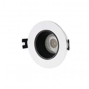 DK3061-WH+BK Встраиваемый светильник, IP 20, 10 Вт, GU5.3, LED, белый/черный, пластик в Нытве - nytva.ok-mebel.com | фото