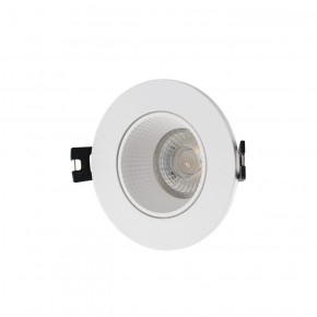 DK3061-WH Встраиваемый светильник, IP 20, 10 Вт, GU5.3, LED, белый/белый, пластик в Нытве - nytva.ok-mebel.com | фото