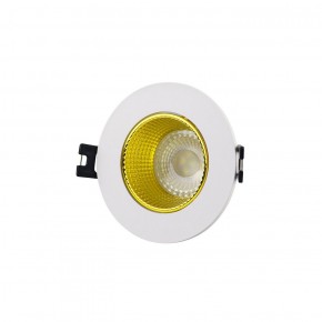 DK3061-WH+YE Встраиваемый светильник, IP 20, 10 Вт, GU5.3, LED, белый/желтый, пластик в Нытве - nytva.ok-mebel.com | фото