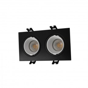 DK3072-BK+WH Встраиваемый светильник, IP 20, 10 Вт, GU5.3, LED, черный/белый, пластик в Нытве - nytva.ok-mebel.com | фото