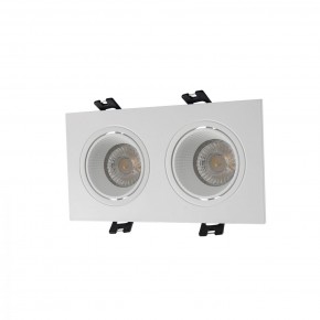 DK3072-WH Встраиваемый светильник, IP 20, 10 Вт, GU5.3, LED, белый/белый, пластик в Нытве - nytva.ok-mebel.com | фото