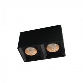 DK3085-BK+BR Светильник накладной IP 20, 10 Вт, GU5.3, LED, черный/бронзовый, пластик в Нытве - nytva.ok-mebel.com | фото