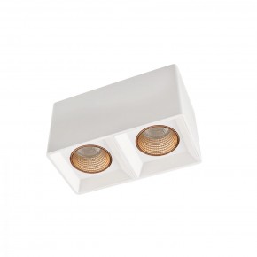 DK3085-WH+BR Светильник накладной IP 20, 10 Вт, GU5.3, LED, белый/бронзовый, пластик в Нытве - nytva.ok-mebel.com | фото