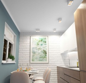 DK3085-WH+BR Светильник накладной IP 20, 10 Вт, GU5.3, LED, белый/бронзовый, пластик в Нытве - nytva.ok-mebel.com | фото 2