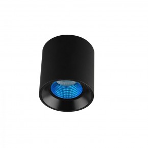 DK3090-BK+CY Светильник накладной IP 20, 10 Вт, GU5.3, LED, черный/голубой, пластик в Нытве - nytva.ok-mebel.com | фото
