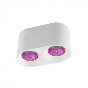 DK3096-WH+PI Светильник накладной IP 20, 10 Вт, GU5.3, LED, белый/розовый, пластик в Нытве - nytva.ok-mebel.com | фото