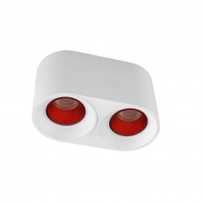 DK3096-WH+RD Светильник накладной IP 20, 10 Вт, GU5.3, LED, белый/красный, пластик в Нытве - nytva.ok-mebel.com | фото
