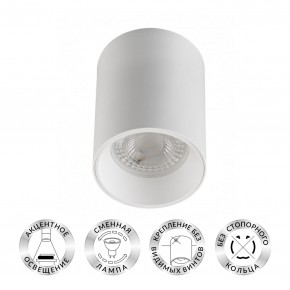 DK3110-WH Светильник накладной IP 20, 10 Вт, GU5.3, LED, белый, пластик в Нытве - nytva.ok-mebel.com | фото