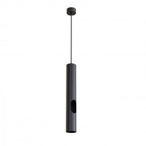 DK4045-BK Подвесной светильник, с декоративным вырезом, IP 20, до 15 Вт, LED, GU10, черный, алюминий в Нытве - nytva.ok-mebel.com | фото