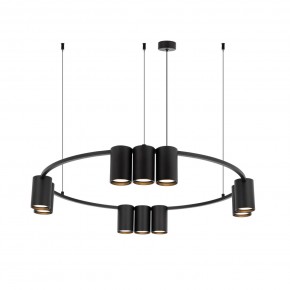 DK4065-BK Подвесной светильник ORBIT, IP20, 10xGU10 LED до 15 Вт, черный матовый, алюминий в Нытве - nytva.ok-mebel.com | фото 3