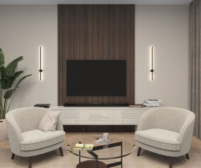 DK5012-BK Бра 800 мм, 3000К, IP20, 7 Вт, черный, алюминий в Нытве - nytva.ok-mebel.com | фото 5