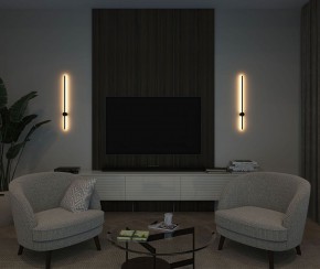 DK5012-BK Бра 800 мм, 3000К, IP20, 7 Вт, черный, алюминий в Нытве - nytva.ok-mebel.com | фото 6