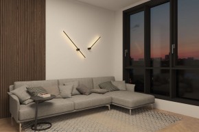 DK5012-BK Бра 800 мм, 3000К, IP20, 7 Вт, черный, алюминий в Нытве - nytva.ok-mebel.com | фото 7