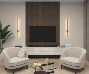DK5014-BK Бра 1000 мм, 3000К, IP20, 12 Вт, черный, алюминий в Нытве - nytva.ok-mebel.com | фото 5