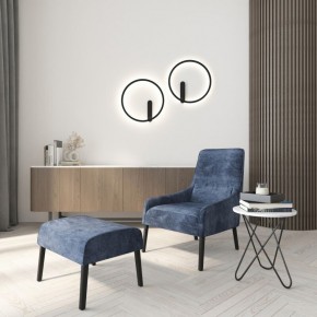 DK5035-BK Бра ROUND со светодиодом, IP20, 24W, 3000/4000/6500K, черный, алюминий в Нытве - nytva.ok-mebel.com | фото 8