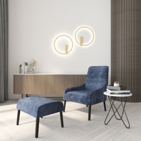 DK5035-SG Бра ROUND со светодиодом, IP20, 24W, 3000/4000/6500K, матовое золото, алюминий в Нытве - nytva.ok-mebel.com | фото 7