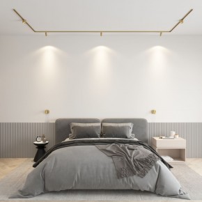 DK5072-SB Бра SHINE WALL со светодиодом, D104*H68, IP20, 3000К, 3W, RA?90, сатинированная латунь, алюминий в Нытве - nytva.ok-mebel.com | фото 4