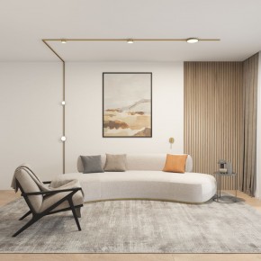 DK5072-SB Бра SHINE WALL со светодиодом, D104*H68, IP20, 3000К, 3W, RA?90, сатинированная латунь, алюминий в Нытве - nytva.ok-mebel.com | фото 5