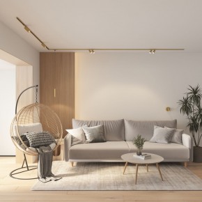 DK5072-SB Бра SHINE WALL со светодиодом, D104*H68, IP20, 3000К, 3W, RA?90, сатинированная латунь, алюминий в Нытве - nytva.ok-mebel.com | фото 8
