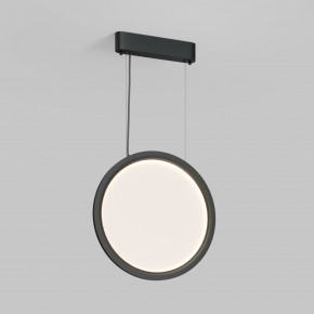 DK6604-BK Подвесной вертикальный светильник Veil со светодиодом H1500 d450 220V 36W 3000-6000K IP20 черный алюминий в Нытве - nytva.ok-mebel.com | фото