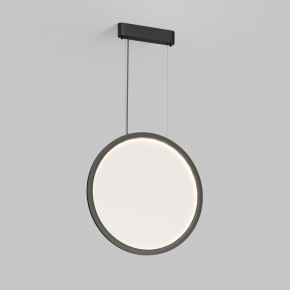 DK6606-BK Подвесной вертикальный светильник Veil со светодиодом H1700 d600 220V 48W 3000-6000K IP20 черный алюминий в Нытве - nytva.ok-mebel.com | фото