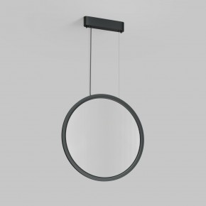 DK6606-BK Подвесной вертикальный светильник Veil со светодиодом H1700 d600 220V 48W 3000-6000K IP20 черный алюминий в Нытве - nytva.ok-mebel.com | фото 2