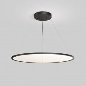 DK6620-BK Подвесной горизонтальный светильник Veil со светодиодом H900 d1000 220V 82W 3000-6000K IP20 черный алюминий в Нытве - nytva.ok-mebel.com | фото