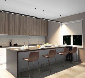 DK9154-BK Линейный светильник 42W 1500mm 4000K, черный в Нытве - nytva.ok-mebel.com | фото 5