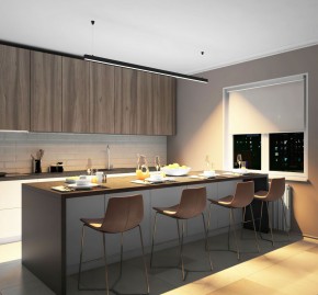 DK9203-BK Линейный светильник 52W 2000mm 3000K, черный в Нытве - nytva.ok-mebel.com | фото 5