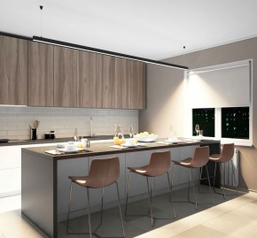 DK9304-BK Линейный светильник 72W 3000mm 4000K, черный в Нытве - nytva.ok-mebel.com | фото 5