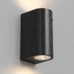 DK9791-BK Настенный уличный светильник NARVIK, IP44, 2хGU10 LED, до 15 Вт, черный, алюминий в Нытве - nytva.ok-mebel.com | фото 3
