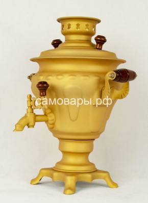 Электрический самовар "Русское золото" матовая груша на 2 литра (Ограниченная серия) в Нытве - nytva.ok-mebel.com | фото