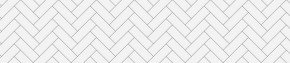 Фартук Метро керамик (белая) CPL пластик МДФ 6 мм в Нытве - nytva.ok-mebel.com | фото