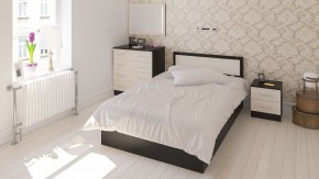 Фиеста Кровать 1200, цвет венге/дуб лоредо, ШхГхВ 123,5х203,5х80 см., сп.м. 1200х2000 мм., без матраса, основание есть в Нытве - nytva.ok-mebel.com | фото 5