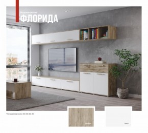 ФЛОРИДА Гостиная (модульная) дуб серый/белый в Нытве - nytva.ok-mebel.com | фото