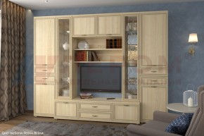 Гостиная Карина Композиция 17 (Ясень Асахи) в Нытве - nytva.ok-mebel.com | фото