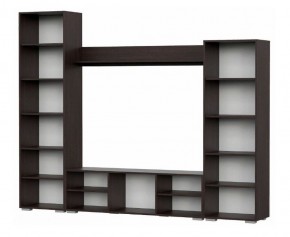 Гостиная МГС 6 Исполнение 1 (Венге/Белый глянец) в Нытве - nytva.ok-mebel.com | фото 2