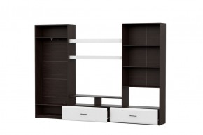Гостиная МГС 7 Исполнение 1 (Венге/Белый глянец) в Нытве - nytva.ok-mebel.com | фото 3