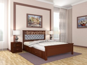 ГРАЦИЯ Кровать из массива 1600 с 2-мя ящиками  в Нытве - nytva.ok-mebel.com | фото 2