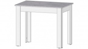 КАЙ Стол (цемент светлый/белый) в Нытве - nytva.ok-mebel.com | фото