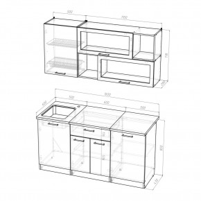 КИРА Кухонный гарнитур Стандарт (1600 мм ) в Нытве - nytva.ok-mebel.com | фото 2