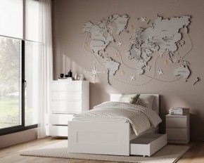 Комод КАСТОР с пятью ящиками, цвет белый в Нытве - nytva.ok-mebel.com | фото 3