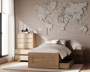 Комод КАСТОР с пятью ящиками, цвет Дуб Сонома в Нытве - nytva.ok-mebel.com | фото 3