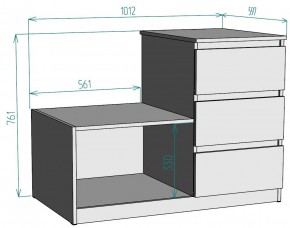 Комод Мальта K207 в Нытве - nytva.ok-mebel.com | фото 2