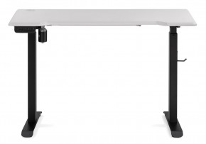 Компьютерный стол Маркос с механизмом подъема 120х75х75 белая шагрень / черный в Нытве - nytva.ok-mebel.com | фото 3