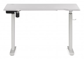 Компьютерный стол Маркос с механизмом подъема 120х75х75 белый / шагрень белая в Нытве - nytva.ok-mebel.com | фото 2